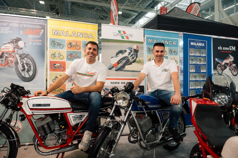 Soci Moto Malanca allo stand del club